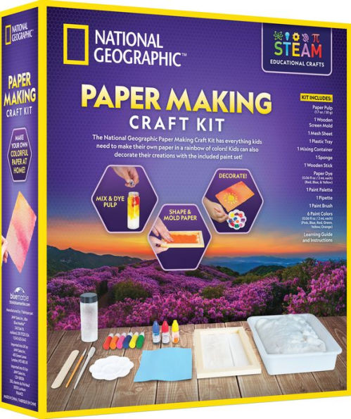 National Geographic Paper Making Craft Kit by National Geographic